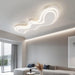 LED Post-modern Wave Design Simple Ceiling Light.