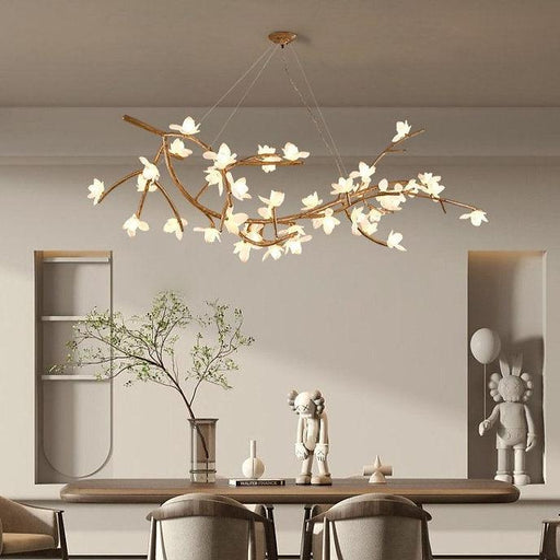 LED Lotus & Branches Design Modern Pendant Light.