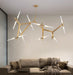 LED Multi-Light Tree Branches Design Pendant Light.