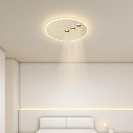 LED Minimalism Style Modern Ceiling Light with Spotlights.