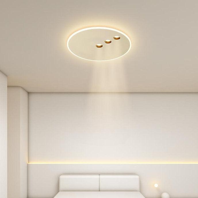 LED Minimalism Style Modern Ceiling Light with Spotlights.