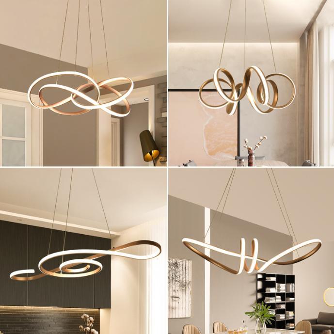 LED Creative Modern Drawing Pendant Light.