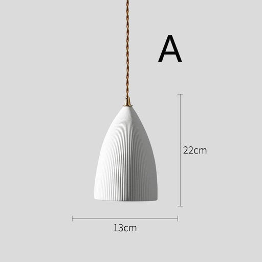 LED New Modern Simple Ceramic Pendant Light.