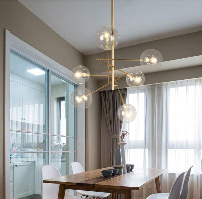 Postmodern North European style Magic Bean Pendant Light Chandelier.