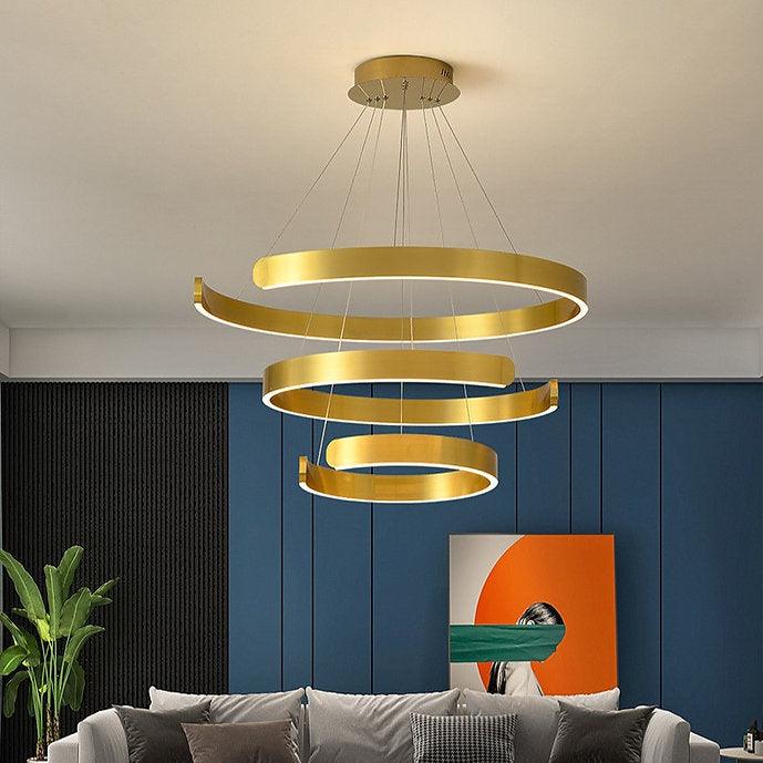 LED Multi-layer Modern Decorative Round Pendant Light.