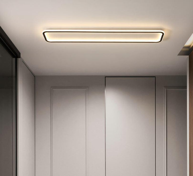 LED Simple Modern Ceiling Light Black+White 2.