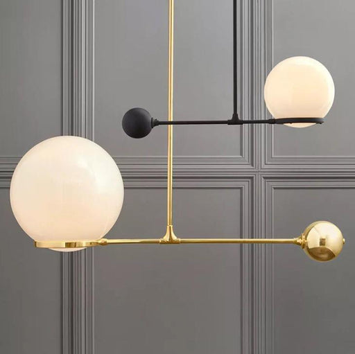 LED Creative Modern Pendant Light Black & Gold.