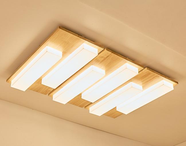 LED Wooden Base Piano Key Design Ceiling Light.