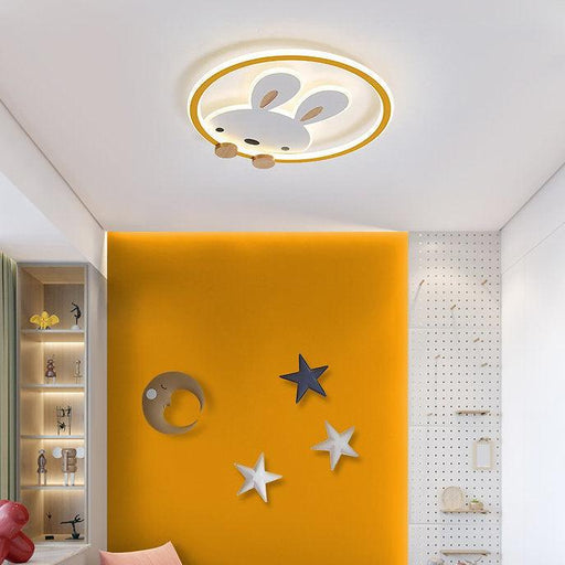 LED Bunny Design Modern Children Ceiling Light.