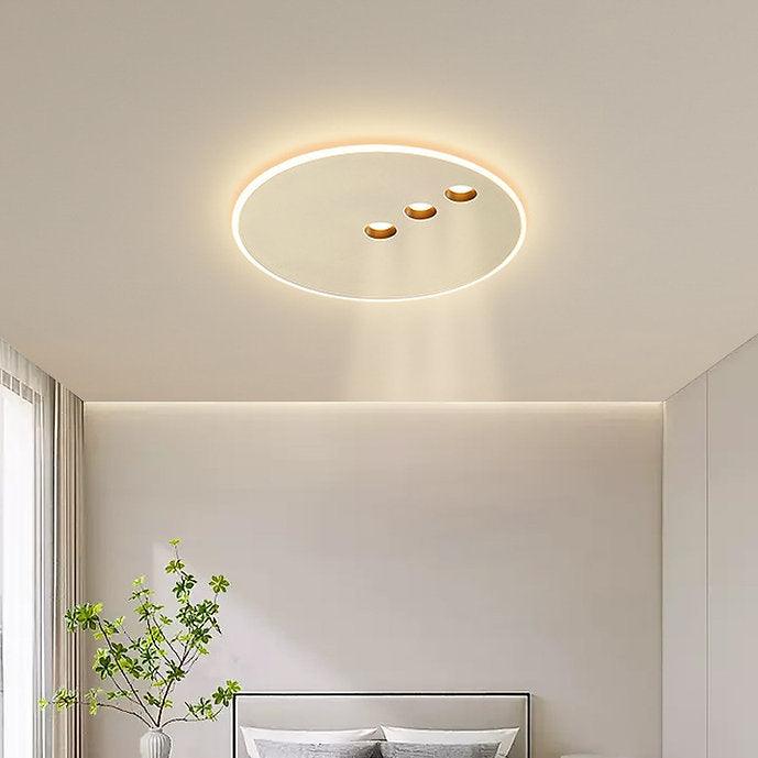 LED Minimalism Style Modern Ceiling Light with Spotlights.