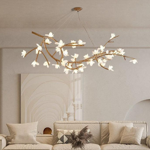 LED Lotus & Branches Design Modern Pendant Light.