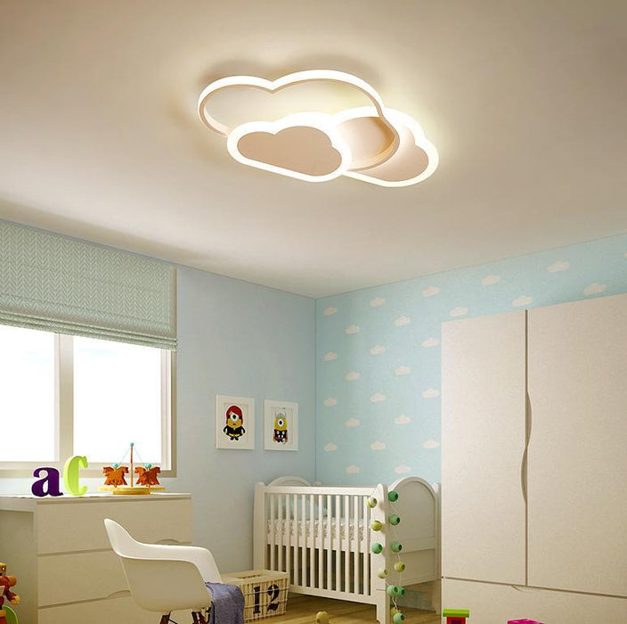 LED Modern Cloud Design Children's Ceiling Light.