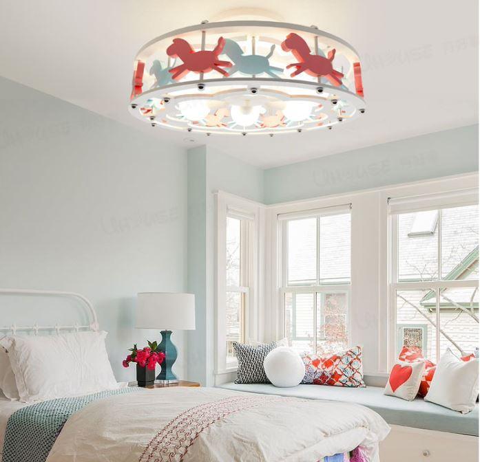 LED Merry-Go-Round Children Room Ceiling Light.