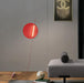 LED Red Arc Creative Floor Lamp.