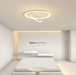 LED Dual Rings Modern Creative Ceiling Light.