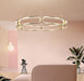 LED Ring Metal Pendant Light.