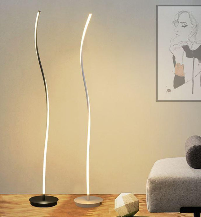 LED Minimalism Curve Floor Lamp.