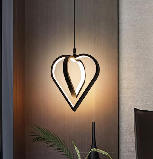 LED Heart Shape Design Pendant Light.