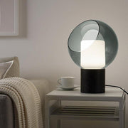 LED Modern Simple Glass Cover Marble Body Table Lamp-DWHOME