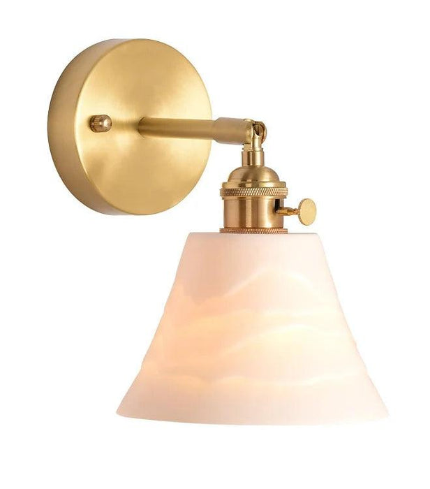 LED Japanese Style Modern Brass Wall Light.