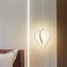 LED Heart Shape Design Pendant Light.