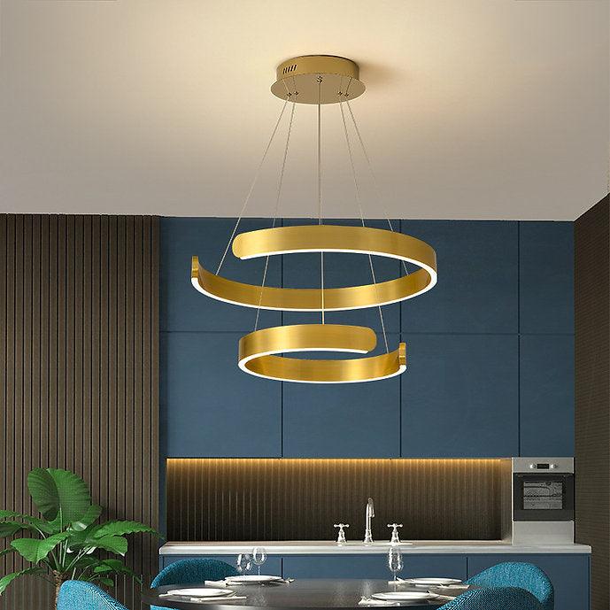 LED Multi-layer Modern Decorative Round Pendant Light.