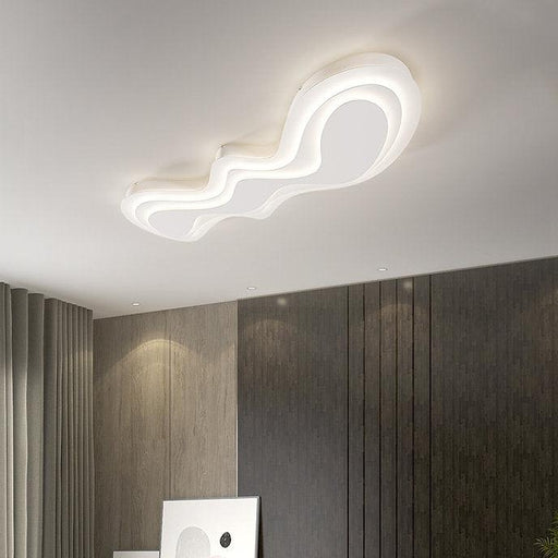 LED Post-modern Wave Design Simple Ceiling Light.