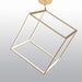 LED Cubic Frame Modern Pendant Light.