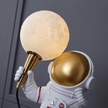 LED Resin Astronaut Creative Table Lamp.