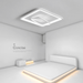 LED Dual-Square Creative Modern Ceiling Light.