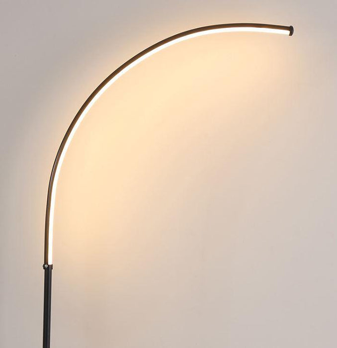 LED Curve Standing Lamp with Tea Table.