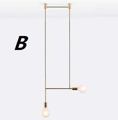 LED Minimalism Simple Modern Pendant Light.