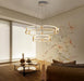 LED Ring Metal Pendant Light.