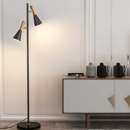 LED Simple Modern TWINS Design Floor Lamp.