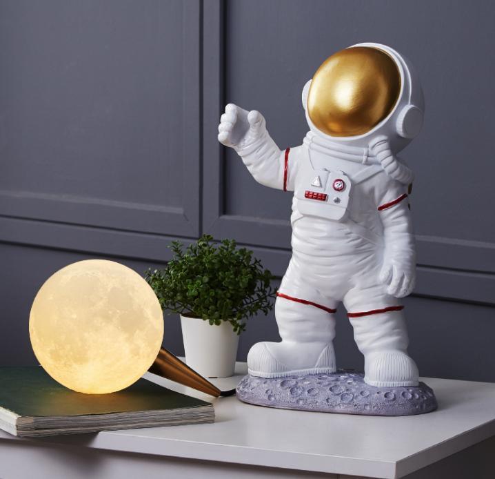 LED Resin Astronaut Creative Table Lamp.