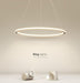 LED Minimalism Circle Pendant Light.