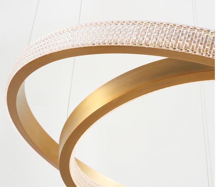 LED Circle Rings Pendant Chandelier.