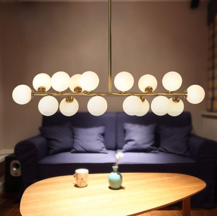 Molecular LED Chandelier Modern Magic Beans DNA for Living Room Dining Room.