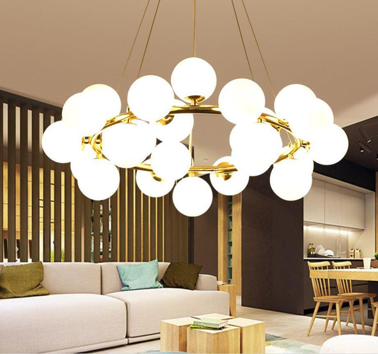 LED Chandelier Molecular Modern Magic Beans DNA for Living Room Dining Room.