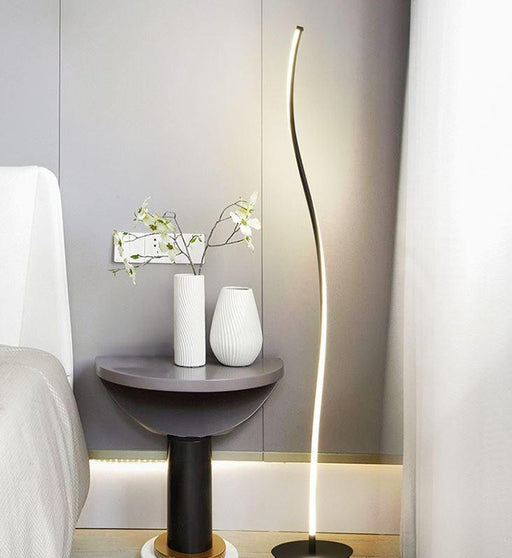 LED Minimalism Curve Floor Lamp.