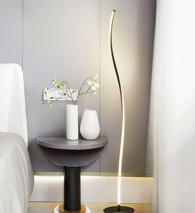 LED Minimalism Curve Floor Lamp.