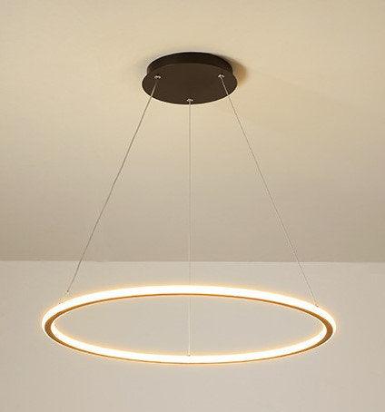 LED Minimalism Circle Pendant Light.