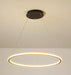 LED Minimalism Circle Pendant Light.