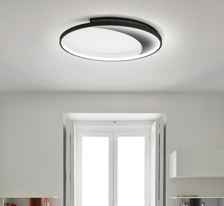 LED Mirror and Moon Simple Ceiling Light.