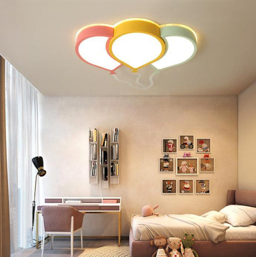 LED 3-Balloon Children's Ceiling Light.