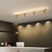 LED Golden Modern Ceiling Mounted Track Light Set - DWHOME