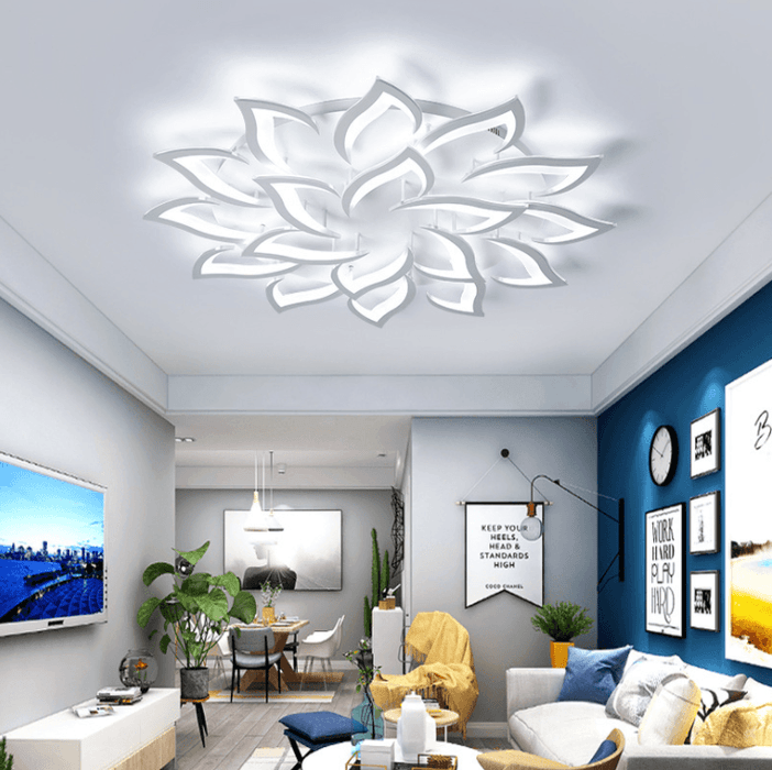 LED Flower Design Modern Style Ceiling Light.