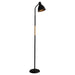 LED Simple Black White Floor Lamp.