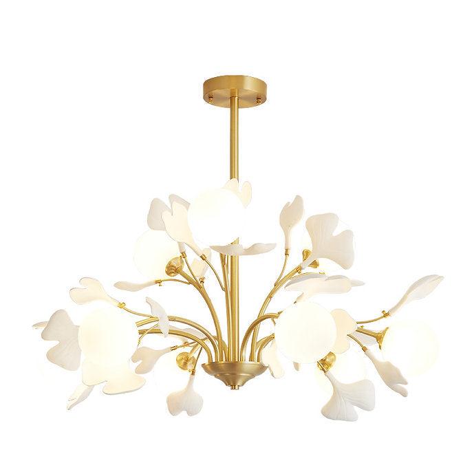 LED Brass Simple Luxury Style Modern Chandelier Pendant Light.