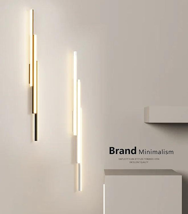 LED Minimalism Linear Modern Wall Light.